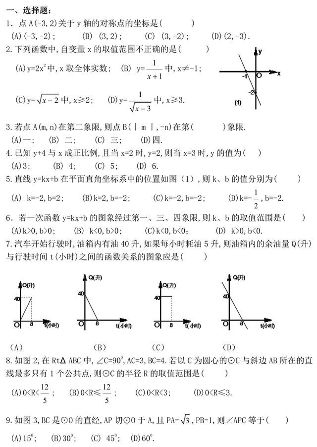 全国初中数学邀请赛，九年级数学竞赛试题，对中考生学习有帮助