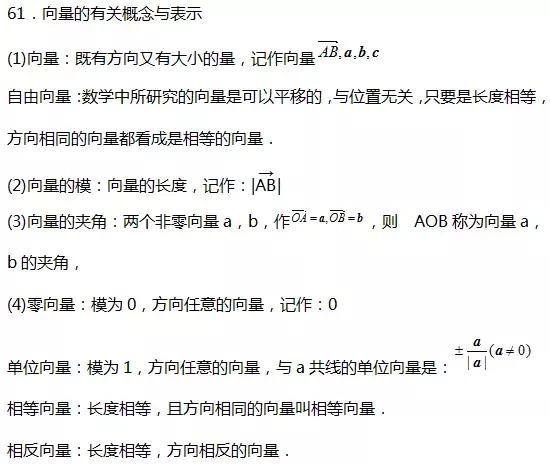 高考数学函数、不等式、三角函数等68条知识点汇总，还不收藏？