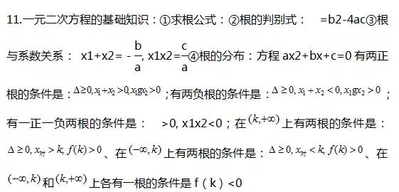 高考数学函数、不等式、三角函数等68条知识点汇总，还不收藏？