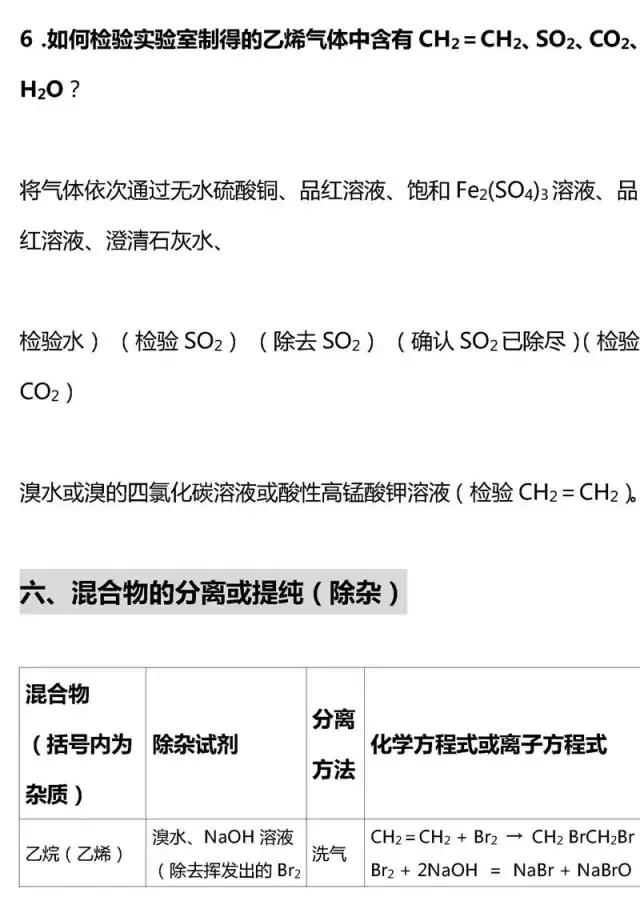 高考有机化学基础知识点大汇总，快收走！