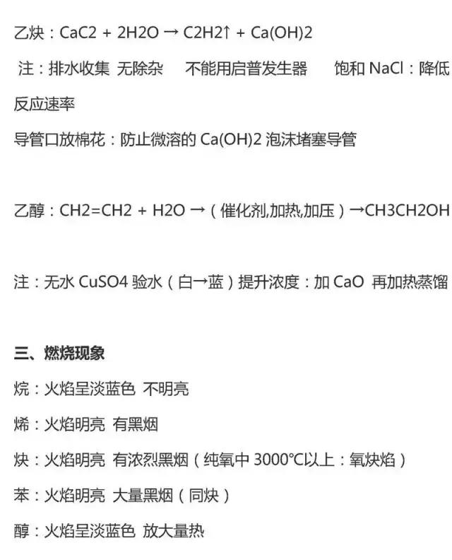 高考有机化学基础知识点大汇总，快收走！