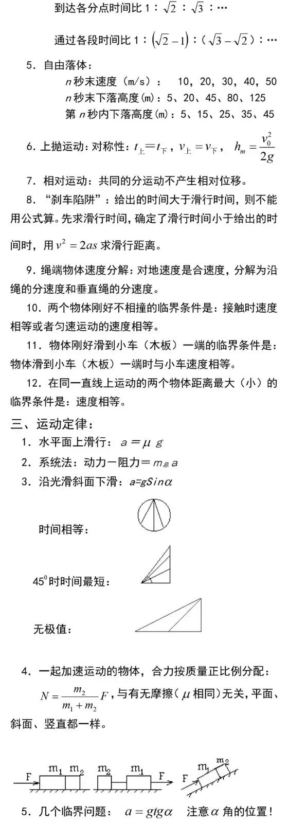 高考理综270分学霸：物化生想要拿高分，这30条解题结论要背熟！