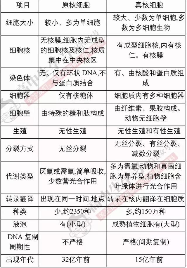 40张表背完3年生物必修/选修知识点！期末复习必备！