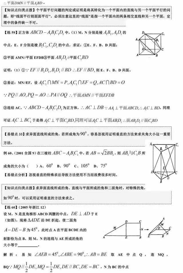 高考数学易错、易混、易忘知识点最全汇总