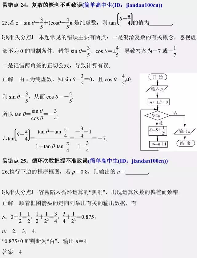 这25个数学易错点，考场上全都是让你丢分的陷阱！千万要避开