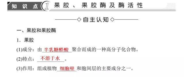 高考生物必看！选修一新增部分知识总结都在这里