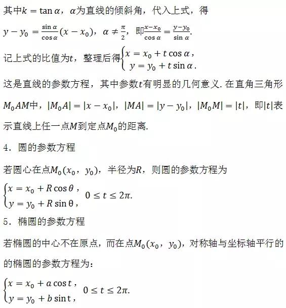 高中数学必考点、重难点总结，考前仅发一次