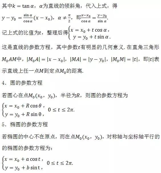 高中数学必考点、重难点总结，考前仅发一次