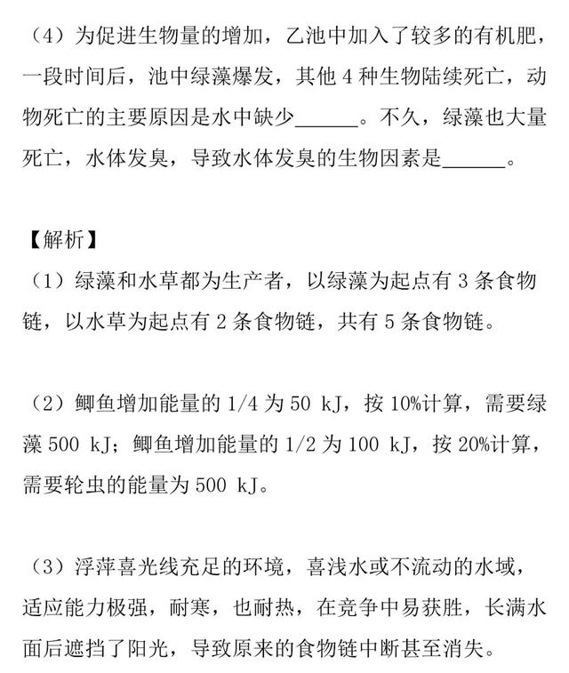 「高考生物」生态系统的结构和功能的知识详解