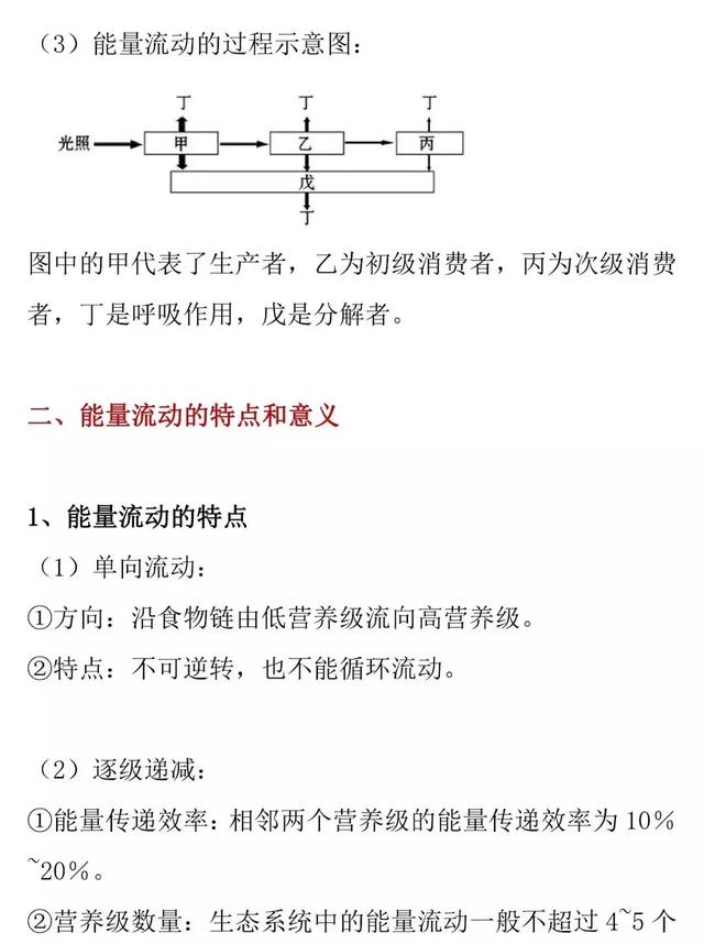 「高考生物」能量流动的知识详解