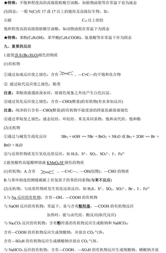 高中化学选修5《有机化学》基础知识点汇总，这是一篇资源帖