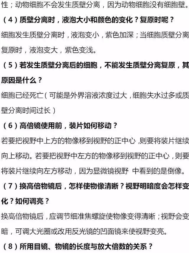 高考生物全部试验总结+人物总结，赶快收藏！