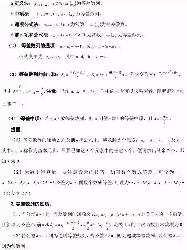 「数学干货」高考重点数列部分专题汇总，掌握多拿20分