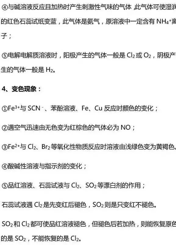 高中无机化学基础知识点大汇总