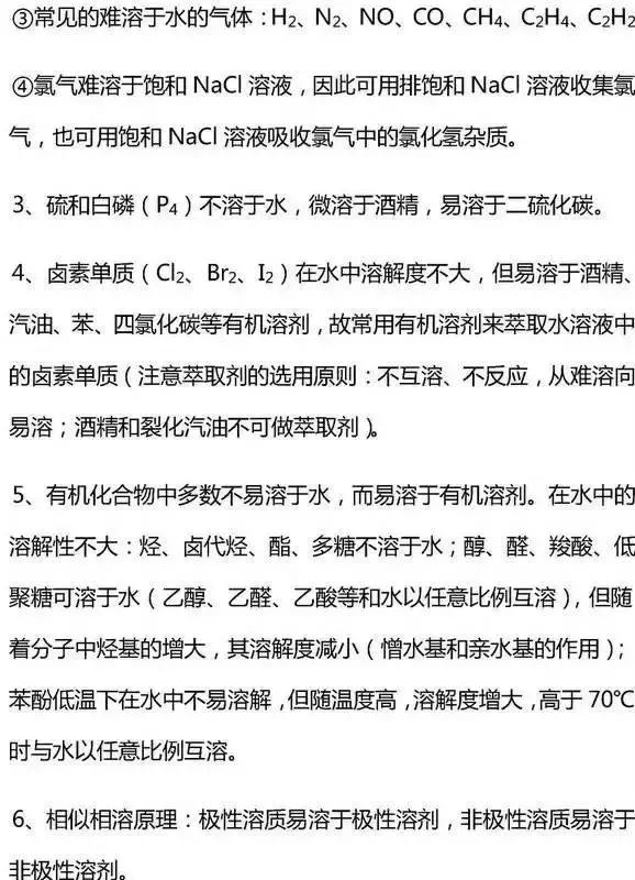 高中无机化学基础知识点大汇总