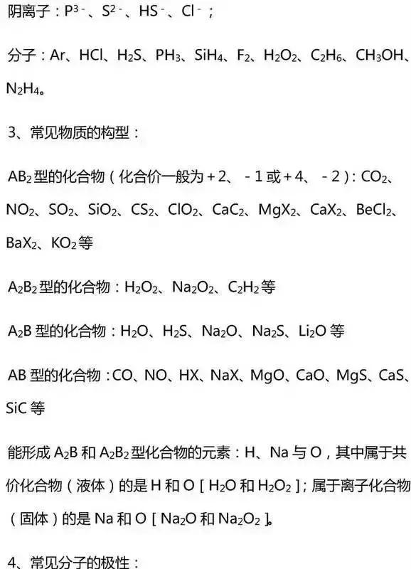 高中无机化学基础知识点大汇总