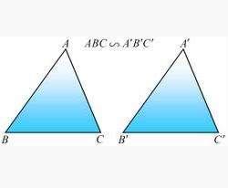 相似三角形中“∽”和“两个三角形相似”表示不同的含义