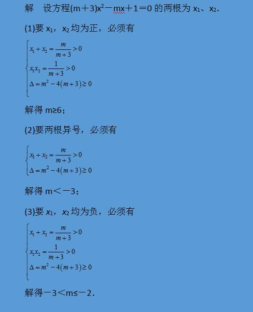 初中数学运用“韦达定理”解题的题型详解