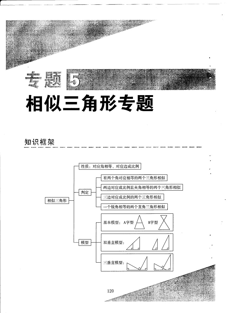 初中数学易错题常考题解题模型-相似三角形专题