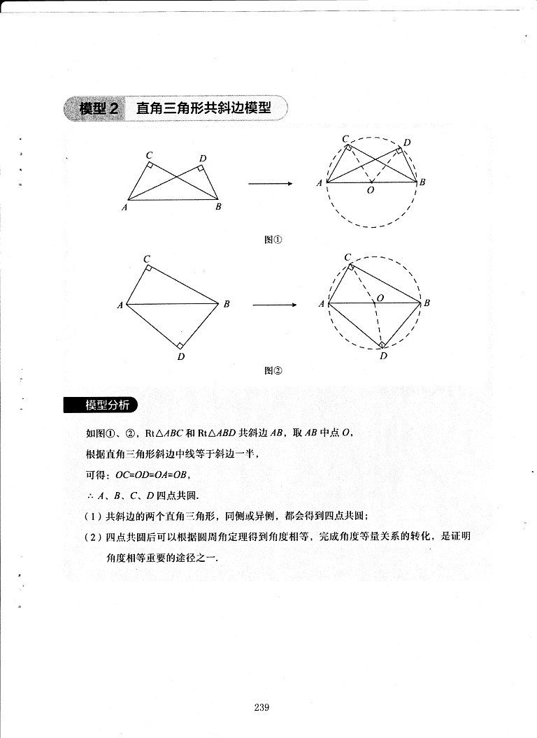 初中数学易错题常考题解题模型-辅助圆模型