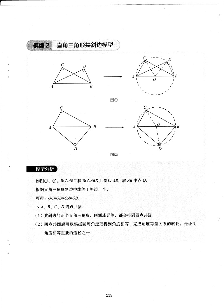 初中数学易错题常考题解题模型-辅助圆模型