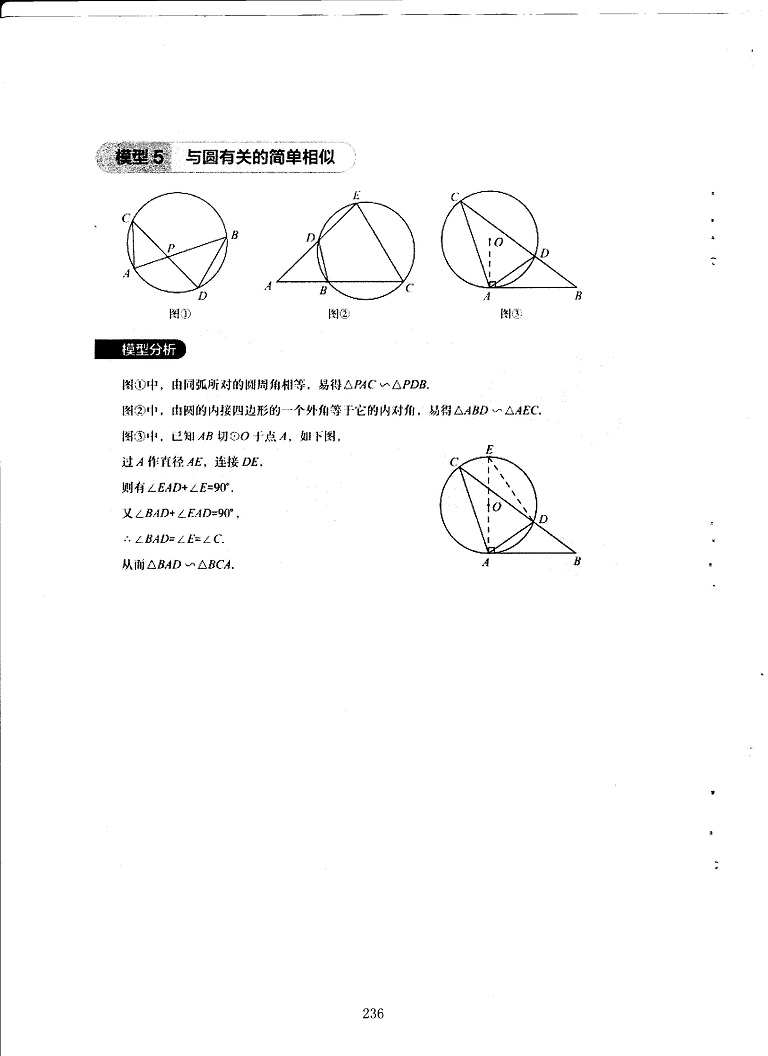 初中数学易错题常考题解题模型-相似模型