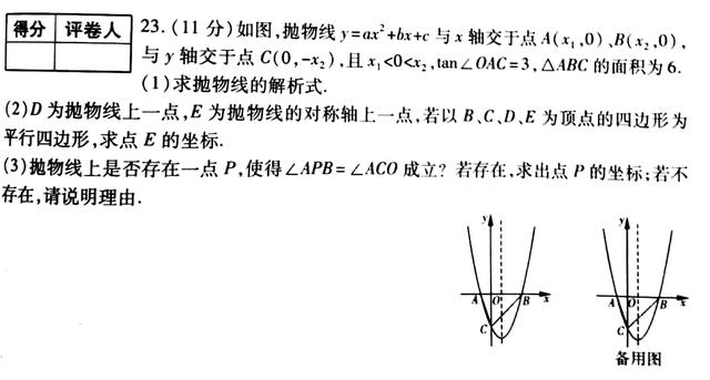 中考数学存在性问题探究一