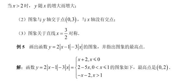初高中数学衔接专题教程（9）——绝对值型函数的图像