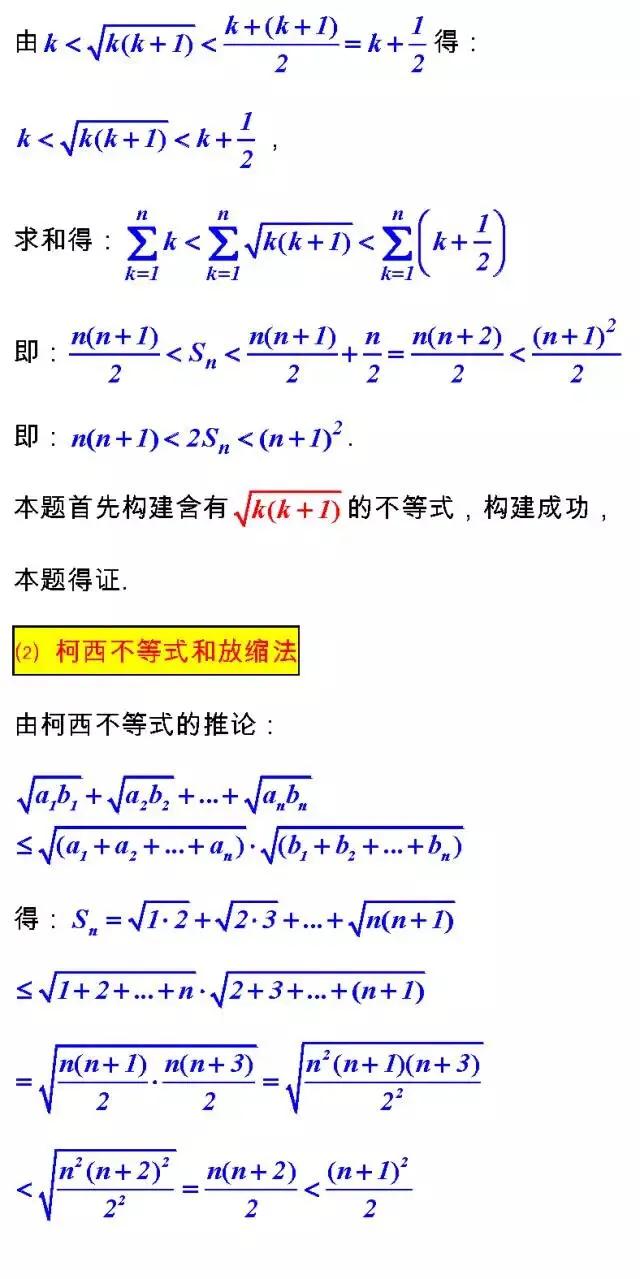 高考数学考试必备的“23个经典不等式”及多种证法