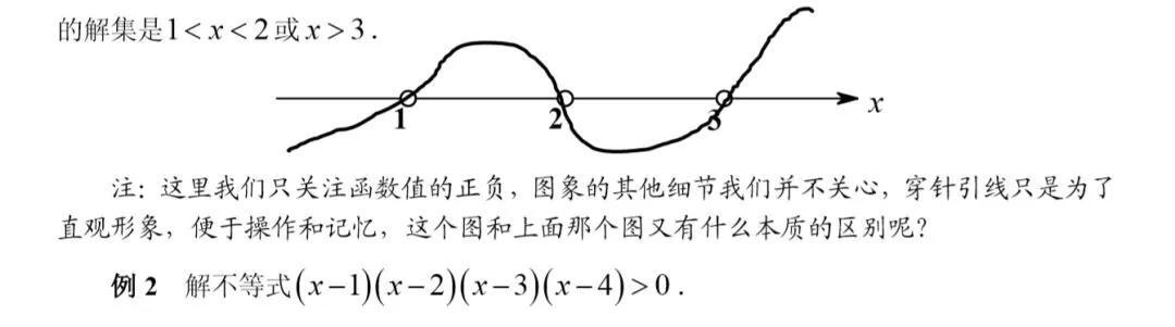 初高中数学衔接专题教程（7）——高次不等式的解法