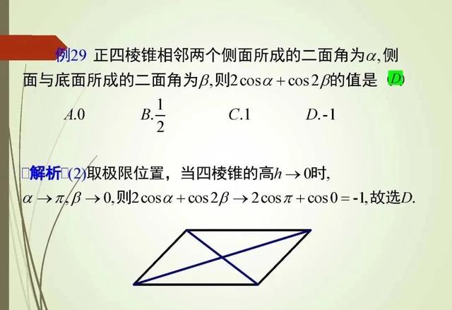 解高考选择题和填空题的策略和技巧！