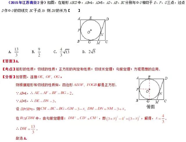 2020中考数学压轴题四边形综合题精讲