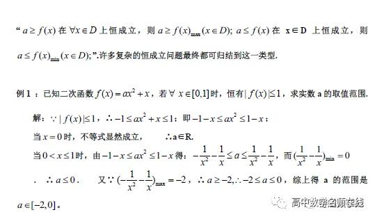 导数各类题型方法总结