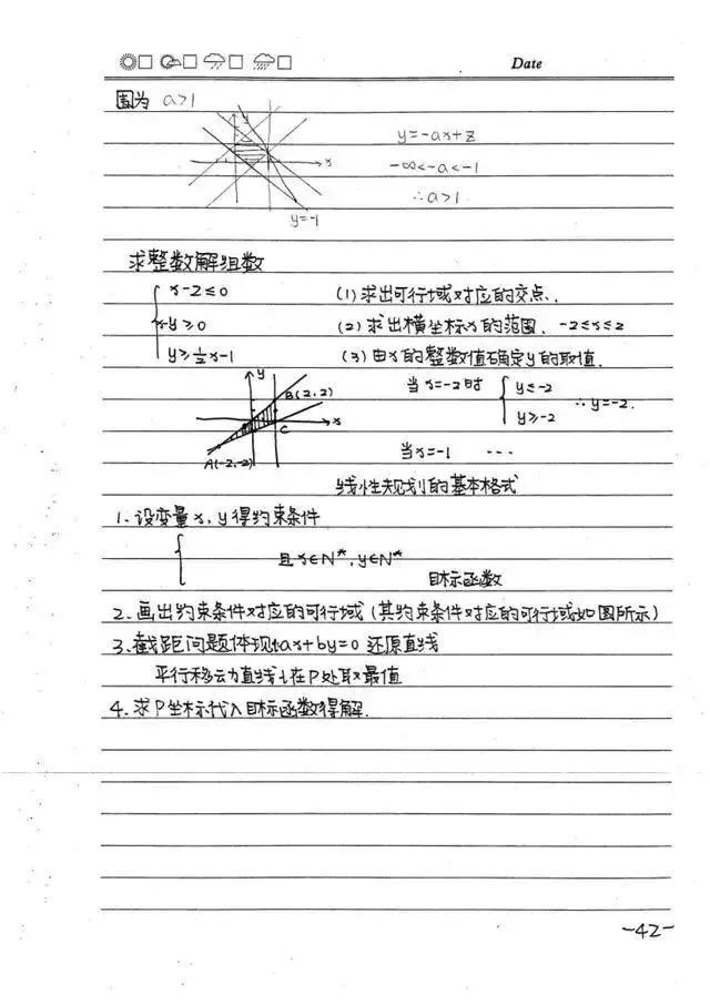 高中数学必修1-5状元手写超清笔记，错过再无！