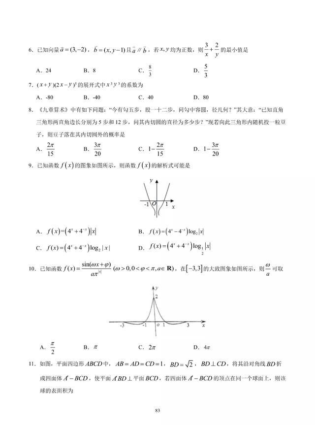 2020届高考数学终极押题卷及解析