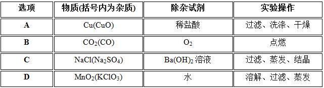 2020中考化学专题复习训练系列:物质的分离与除杂,疑难解析