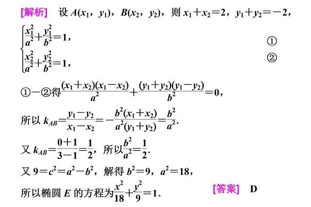 高中数学中简化解析几何运算的5个技巧