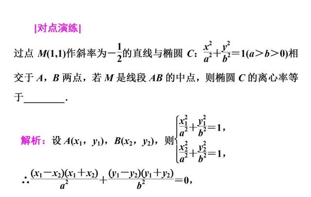 高中数学中简化解析几何运算的5个技巧