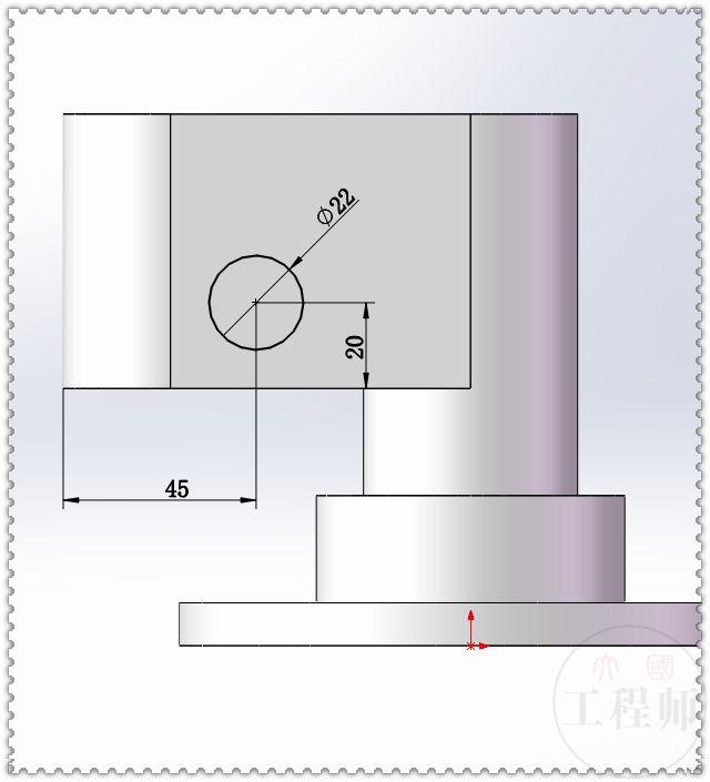 用SW建模一个分块式零件，这个图主要是对抽壳命令的使用