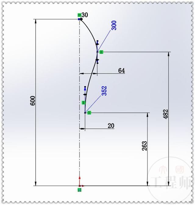 SolidWorks曲面画的鸢尾图形，这个图有点难，初学者估计画不出来
