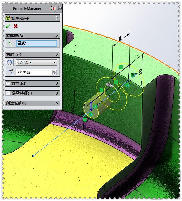 3D建模练习题，用SolidWorks画的端盖零件