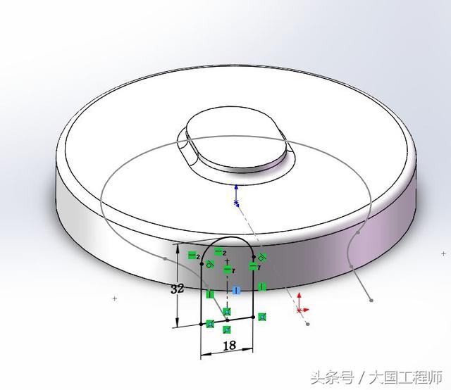 SolidWorks建模练习题：3D08_H03步骤