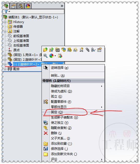 用SolidWorks设计的一个水表机制，用两个标准件齿轮来驱动