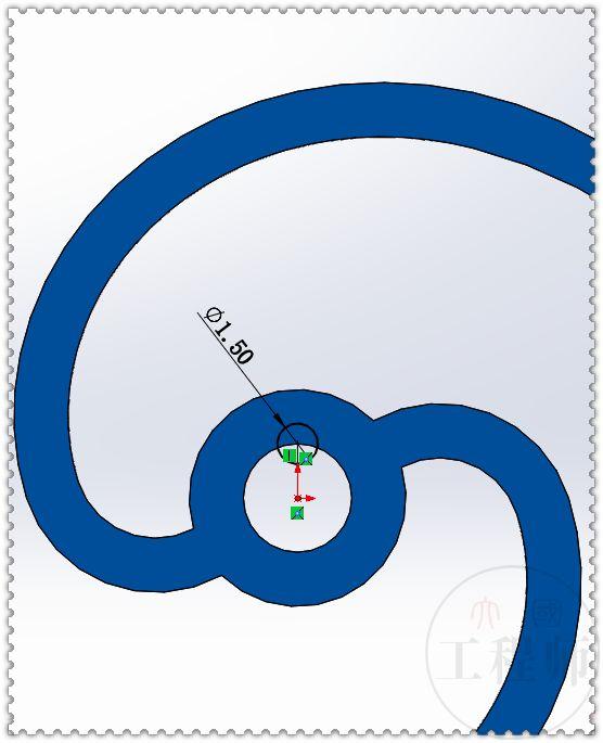 用SolidWorks设计的一个水表机制，用两个标准件齿轮来驱动