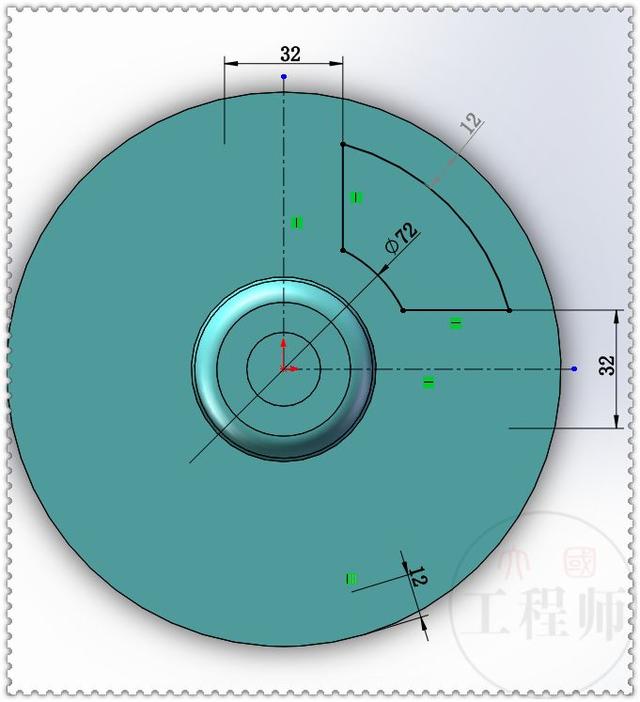 用SolidWorks建模的3D练习题，只要用对了方法，此图很快就能画成