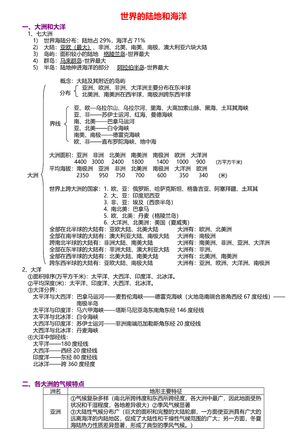 高三地理备考