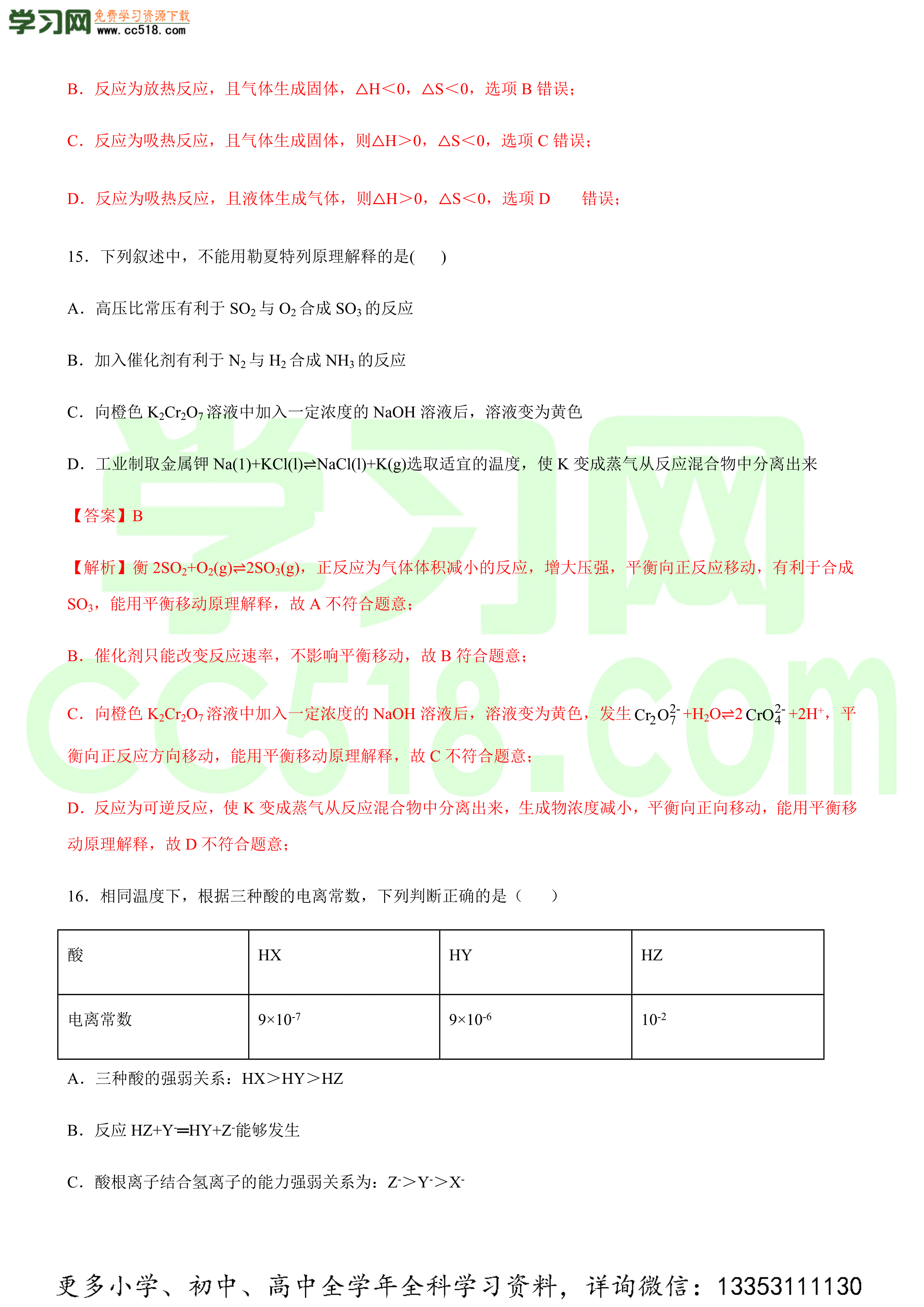 2020-2021年高二化学上学期期中模拟卷(人教选修4)