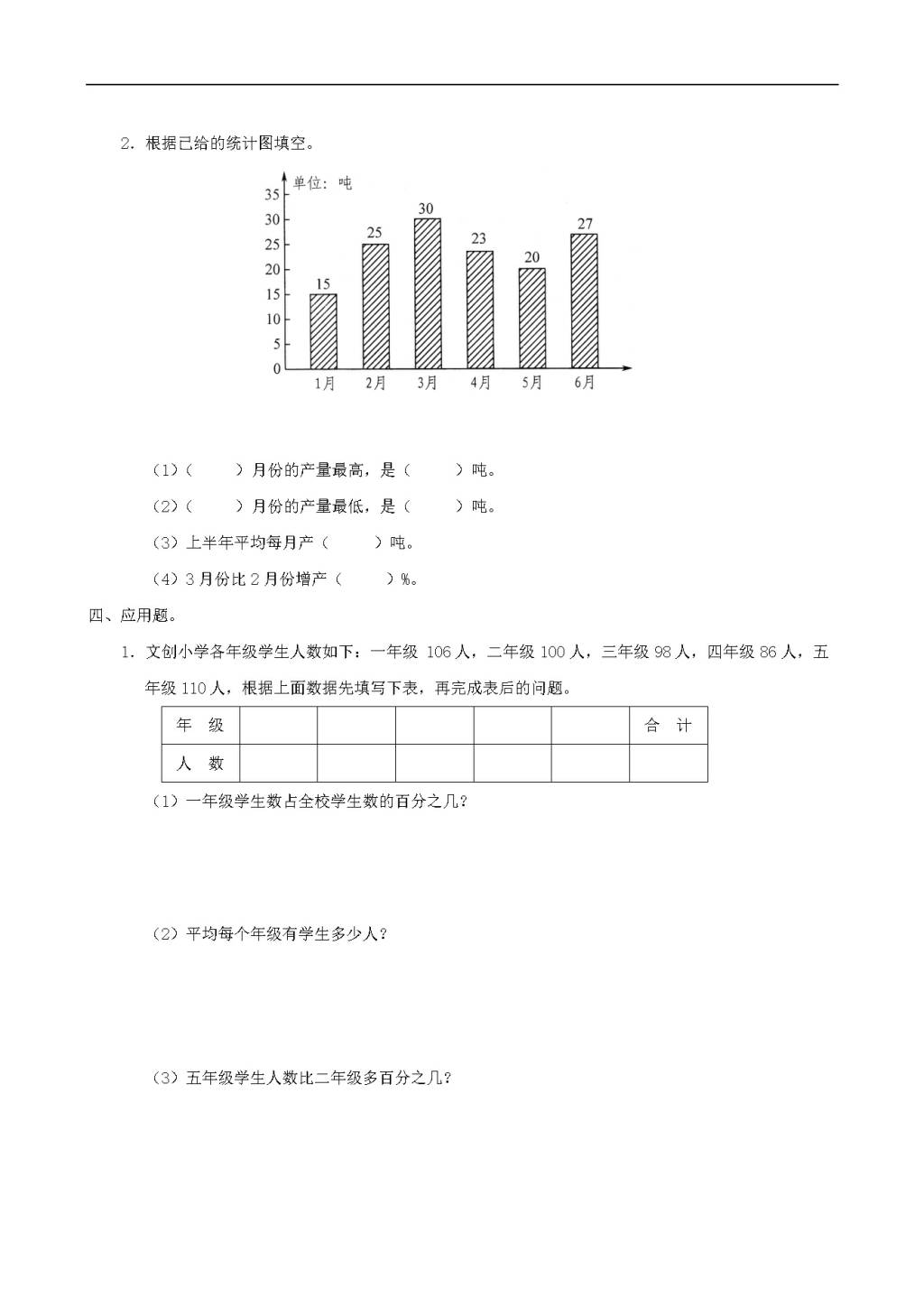 小升初数学专项练习：简单的统计（word版）（文件编号：21011839）