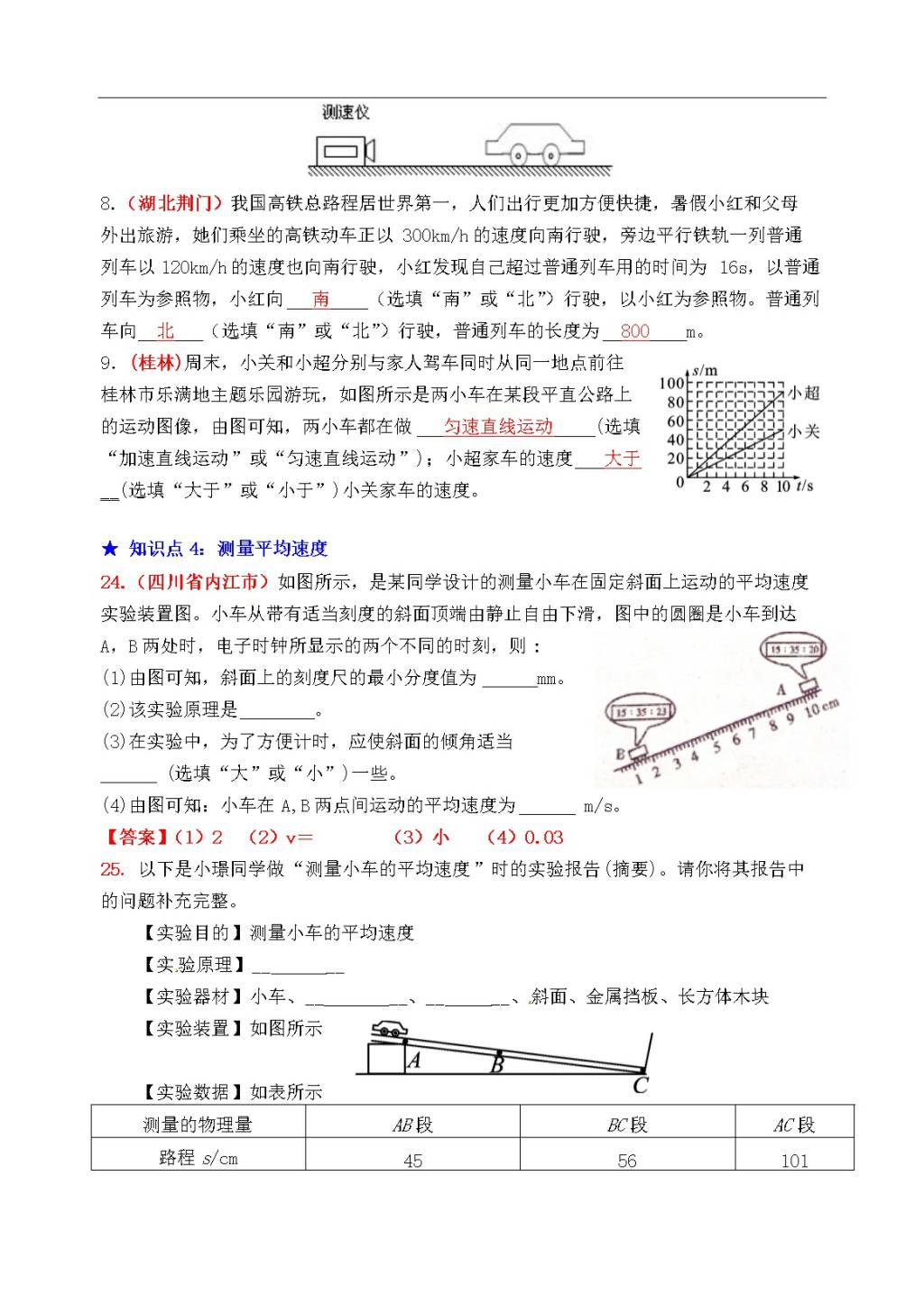 中考物理总复习练习卷含答案（文件编号：21032704）