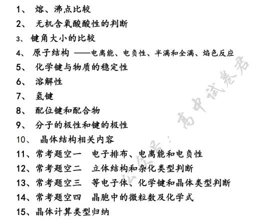 2026高中化学结构技巧总结PDF电子版下载